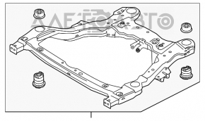 Bara de protecție față Ford Explorer 11-15