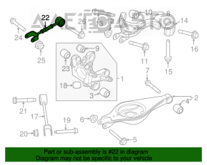 Bara de direcție spate stânga pentru Ford Explorer 11-19 este ruptă.