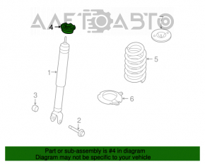 Suport amortizor spate dreapta Ford Explorer 11-19