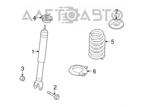 Suport amortizor spate dreapta Ford Explorer 11-19