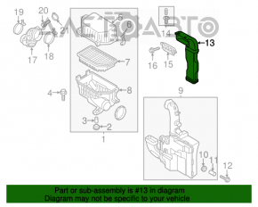 Воздухоприемник Hyundai Veloster 12-17