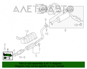 Tubul de admisie Hyundai Veloster 12-17