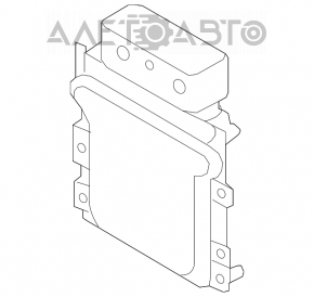 Modulul ECU al motorului Hyundai Veloster 12-13, cutie de viteze automată.