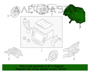 Subwoofer Hyundai Veloster 12-17