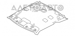 Обшивка потолка Hyundai Veloster 12-17 без люка