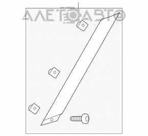 Capacul amortizorului frontal stânga exterior Hyundai Veloster 12-17