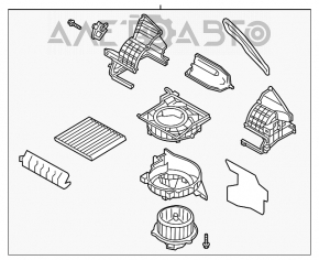 Печка в сборе Hyundai Veloster 12-17