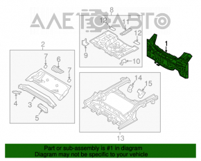 Задняя панель Hyundai Veloster 12-17