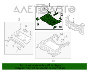 Корыто багажника Hyundai Veloster 12-17