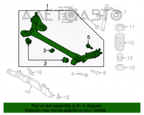 Bara spate Hyundai Veloster 12-17