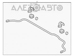 Stabilizatorul frontal Hyundai Veloster 12-17