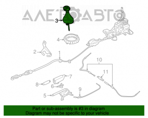 Ручка КПП Mini Cooper F56 3d 14-19 дорест царапины