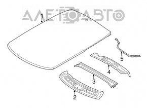 Acoperiș metalic Mini Cooper F56 3d 14- fără trapă