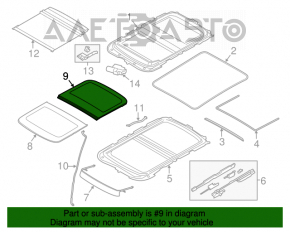 Geam spate pentru Mini Cooper F56 3d 14-