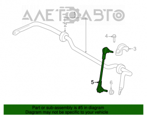 Bara stabilizatoare față dreapta Mini Cooper F56 3d 14-