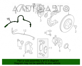 Senzor ABS dreapta fata Mini Cooper F56 3d 14-