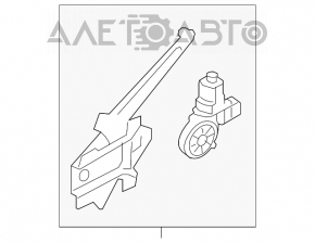 Geam electric cu motor spate stânga Subaru Impreza 17- GK