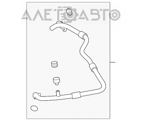 Bobina de condensare a compresorului de aer condiționat Subaru Impreza 17- GK Manual a/c