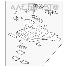 Plafonul de iluminare frontal pentru Subaru Impreza 17- GK cu eyesight