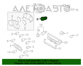 Butonul de start-stop pentru Subaru Impreza 17- GK