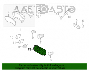 Controlul climatizării pentru Subaru Impreza 17- GK manual.