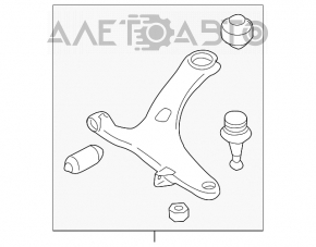 Рычаг нижний передний левый Subaru Impreza 17- GK