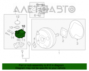 Бачок ГТЦ Subaru Impreza 17- GK МКПП