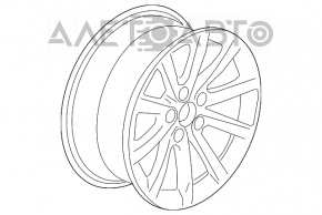 Комплект дисков R18 4шт Cadillac CTS 14- 10 спиц