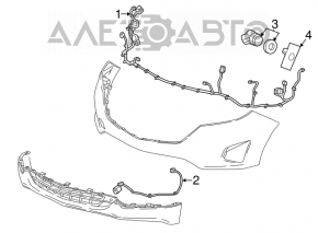 Senzor de parcare spate pentru Chevrolet Cruze 16-