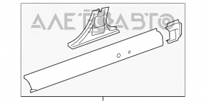 Bara metalica cu stâlpul frontal stânga pentru Chevrolet Volt 11-15