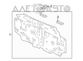 Panoul din spate al Honda CRZ 11-16 este ruginit.