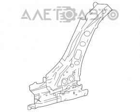 Deschidere aripa spate dreapta Toyota Camry v70 18-