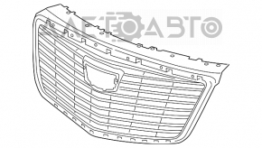 Решетка радиатора grill Cadillac CTS 16-19 под радар круиз