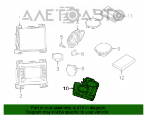 Subwoofer Dodge Challenger 15-19 restituire