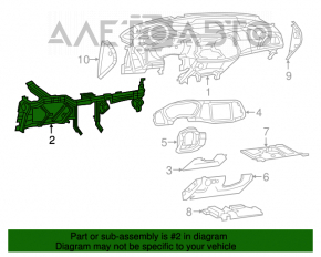 Tubul de subtorpilor pentru Dodge Challenger 15-19, întărire