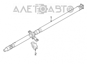 Arborele cardanic Mitsubishi Outlander Sport ASX 10-