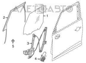 Geam electric cu motor fata dreapta Mini Cooper Countryman R60 10-16