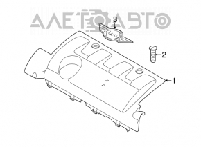 Capacul motorului Mini Cooper Countryman R60 10-16 1.6