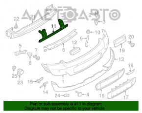 Suport bara spate central Mini Cooper Countryman R60 10-16