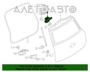 Buclea ușii portbagajului stânga Mini Cooper Countryman R60 10-16