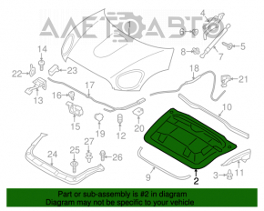 Izolarea capotei Mini Cooper Countryman R60 10-16