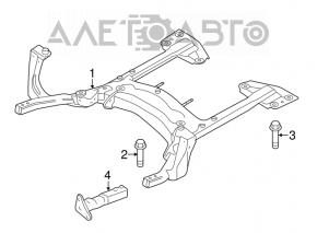 Amplificator subwoofer dreapta față Mini Cooper Countryman R60 10-16