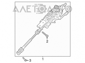 Coloana de direcție Mini Cooper Countryman R60 10-16 face zgomot.