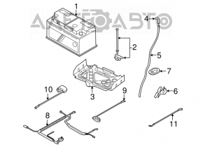 Palet pentru baterie Mini Cooper Countryman R60 10-16