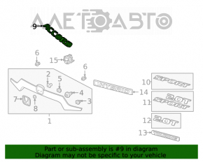 Emblema cu inscripția SPORT de pe capacul portbagajului Honda Accord 18-22