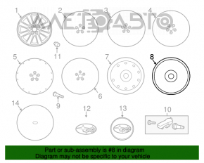 Roata de rezerva pentru Subaru Outback 10-14 R17 145/80