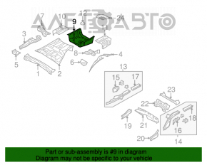 Корыто багажника Subaru Outback 10-14