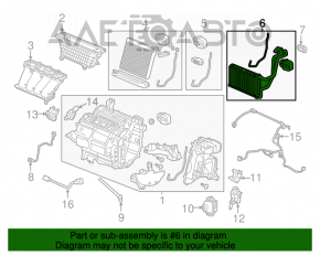 Radiatorul încălzitorului pentru Acura ILX 13-