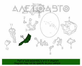 Butonul de control de pe volanul drept al Acura ILX 13-15.