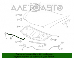 Suport de capot pentru Acura ILX 13-15